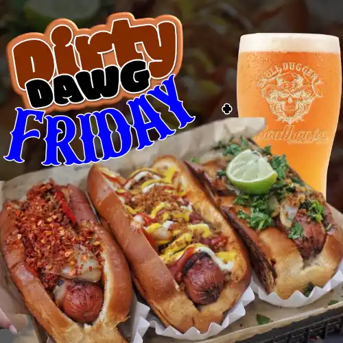 The Boathouse Dirty Dawg on Fridays at the Boathouse Sports Bar & Grill in Mandurah WA