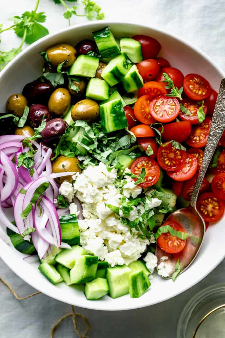 The Boathouse Greek Salad served at the Boathouse Sports Bar & Grill in Mandurah WA 