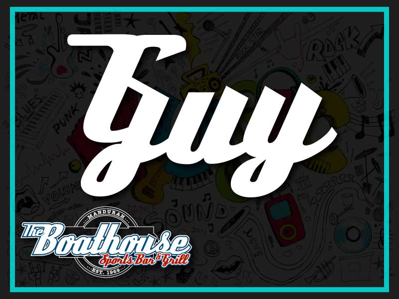 Guy plays his Music at the Boathouse Sports Bar & Grill in Mandurah WA
