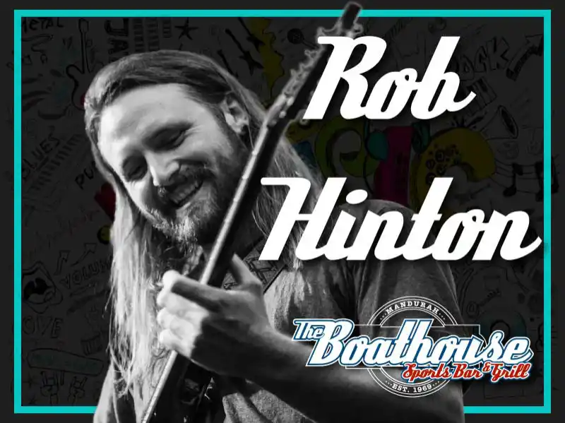 Rob Hinton plays his Music at the Boathouse Sports Bar & Grill in Mandurah WA