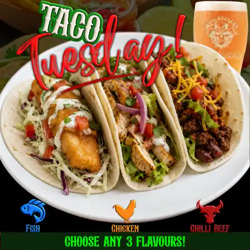 The Boathouse Taco Tuesday special served at the Boathouse Sports Bar & Grill in Mandurah WA